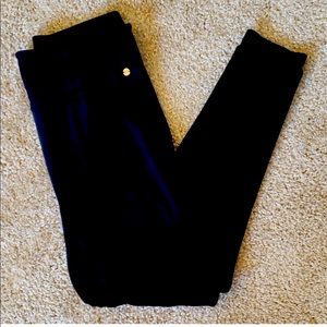 Lilly Pulitzer Velvet/Velour Black Pants